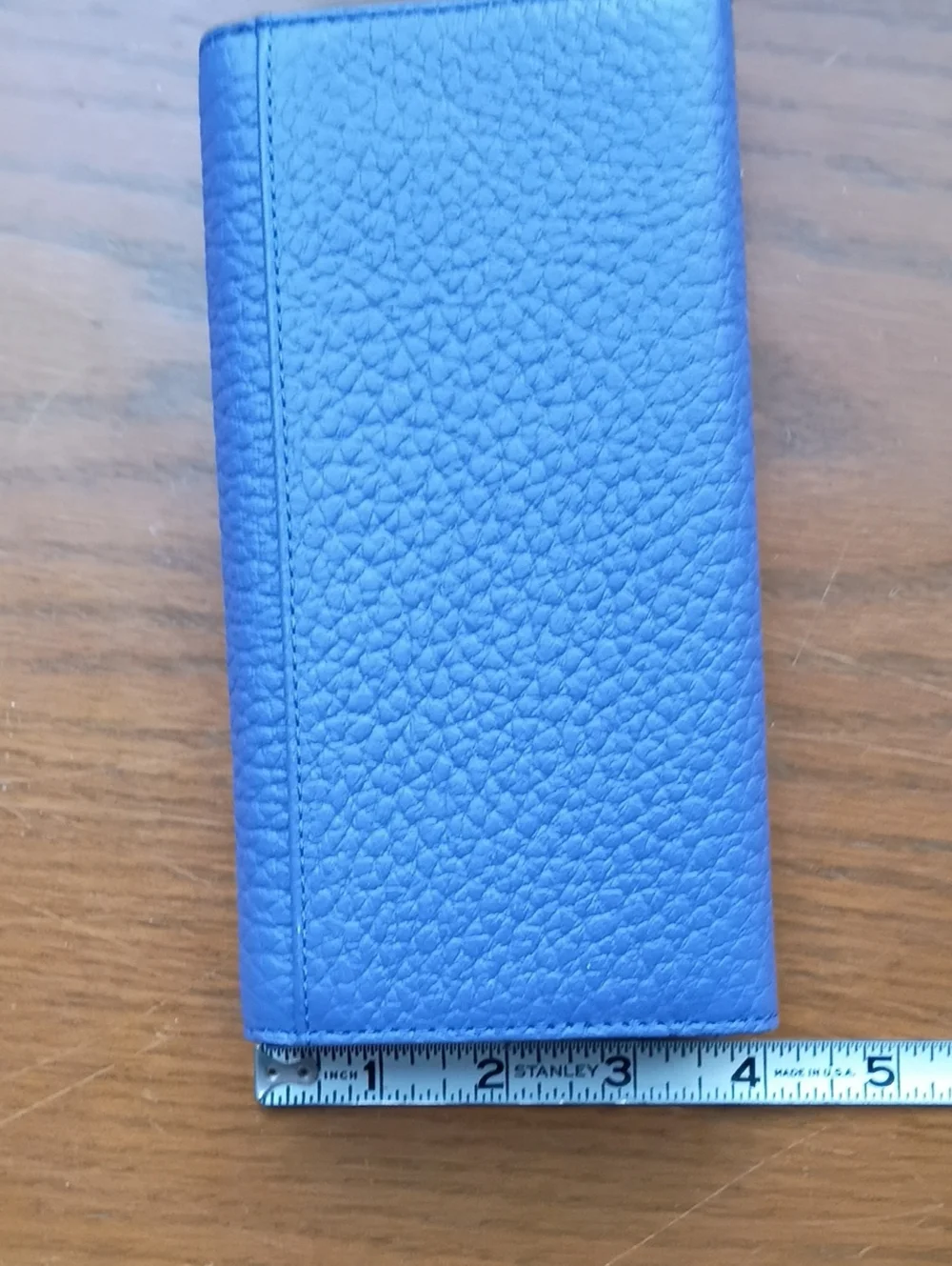 Kate Spade Baja Blue Pebbled Leather Continental Wallet New With Tags, 7x4